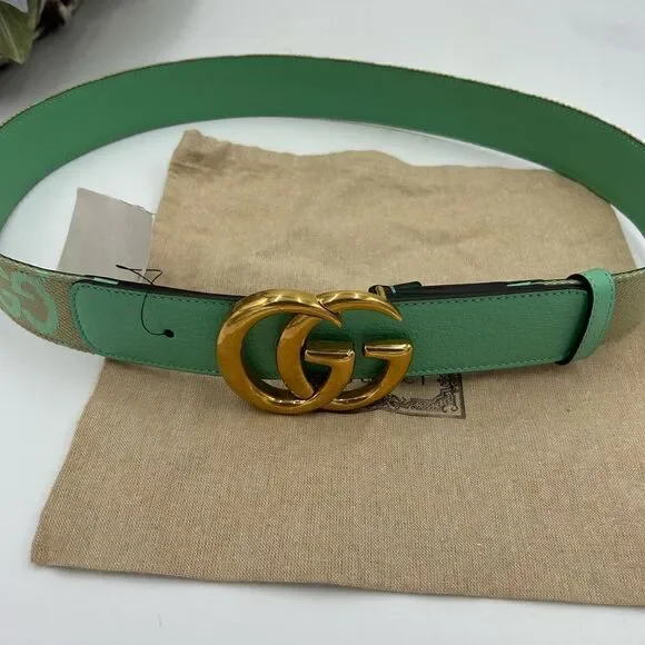 Women’s Gucci,Marmont , jumbo GG leather/canvas belt size 90 cm made in Italy - Picture 6 of 11